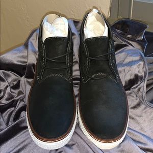 👞 Steve Madden black suede boots for men NWOB👞